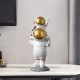 Astronaut Statue Resin Astronaut Statue Astronaut Sculpture Home Art Crafts Desktop Decorations For Desktop Bedroom Home Lamp Decoration